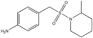 4-{[(2-methylpiperidine-1-)sulfonyl]methyl}aniline Struktur