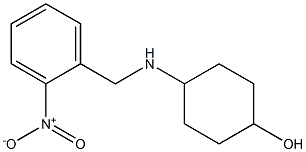 4-{[(2-nitrophenyl)methyl]amino}cyclohexan-1-ol,,结构式