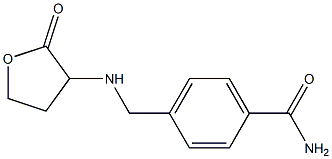 4-{[(2-oxooxolan-3-yl)amino]methyl}benzamide Struktur