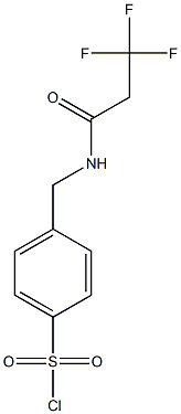 4-{[(3,3,3-trifluoropropanoyl)amino]methyl}benzenesulfonyl chloride