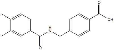  4-{[(3,4-dimethylphenyl)formamido]methyl}benzoic acid