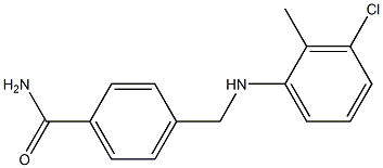 4-{[(3-chloro-2-methylphenyl)amino]methyl}benzamide