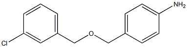 4-{[(3-chlorophenyl)methoxy]methyl}aniline