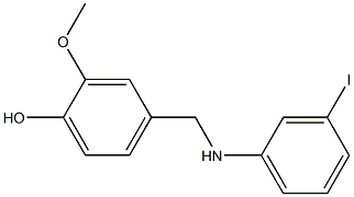 4-{[(3-iodophenyl)amino]methyl}-2-methoxyphenol Structure