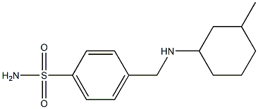 4-{[(3-methylcyclohexyl)amino]methyl}benzene-1-sulfonamide