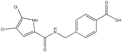 4-{[(4,5-dichloro-1H-pyrrol-2-yl)formamido]methyl}benzoic acid