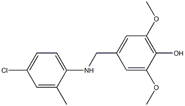 4-{[(4-chloro-2-methylphenyl)amino]methyl}-2,6-dimethoxyphenol