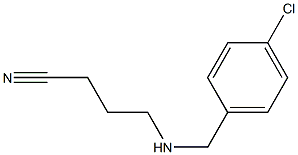 4-{[(4-chlorophenyl)methyl]amino}butanenitrile