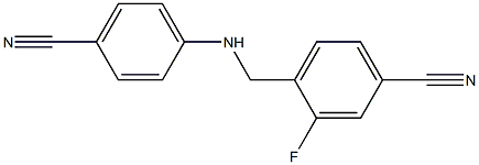 4-{[(4-cyanophenyl)amino]methyl}-3-fluorobenzonitrile|