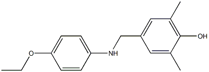 4-{[(4-ethoxyphenyl)amino]methyl}-2,6-dimethylphenol Structure
