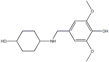 4-{[(4-hydroxycyclohexyl)amino]methyl}-2,6-dimethoxyphenol|