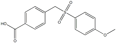 4-{[(4-methoxybenzene)sulfonyl]methyl}benzoic acid