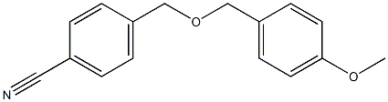 4-{[(4-methoxyphenyl)methoxy]methyl}benzonitrile|