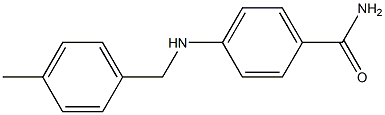  4-{[(4-methylphenyl)methyl]amino}benzamide