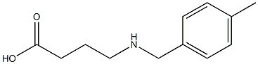 4-{[(4-methylphenyl)methyl]amino}butanoic acid