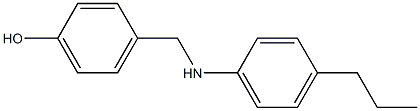 4-{[(4-propylphenyl)amino]methyl}phenol 结构式