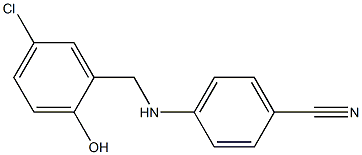  4-{[(5-chloro-2-hydroxyphenyl)methyl]amino}benzonitrile