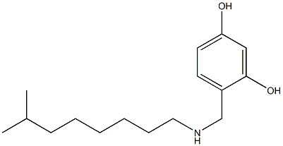 4-{[(7-methyloctyl)amino]methyl}benzene-1,3-diol