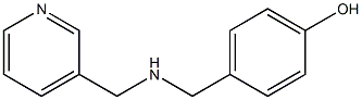 4-{[(pyridin-3-ylmethyl)amino]methyl}phenol Structure