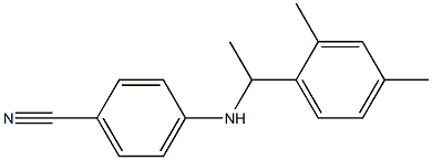 4-{[1-(2,4-dimethylphenyl)ethyl]amino}benzonitrile