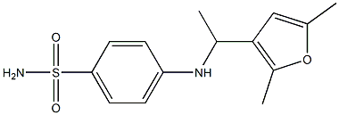 4-{[1-(2,5-dimethylfuran-3-yl)ethyl]amino}benzene-1-sulfonamide