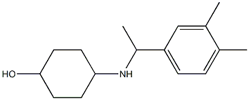 4-{[1-(3,4-dimethylphenyl)ethyl]amino}cyclohexan-1-ol,,结构式