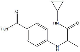 4-{[1-(cyclopropylcarbamoyl)ethyl]amino}benzamide