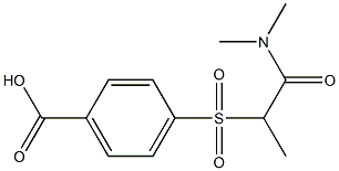 4-{[1-(dimethylcarbamoyl)ethane]sulfonyl}benzoic acid