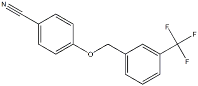 4-{[3-(trifluoromethyl)phenyl]methoxy}benzonitrile