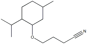  4-{[5-methyl-2-(propan-2-yl)cyclohexyl]oxy}butanenitrile