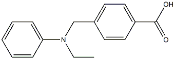 4-{[ethyl(phenyl)amino]methyl}benzoic acid Structure