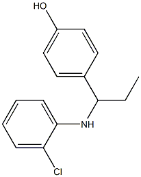 4-{1-[(2-chlorophenyl)amino]propyl}phenol