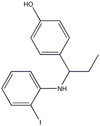  4-{1-[(2-iodophenyl)amino]propyl}phenol