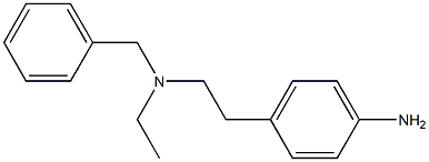 4-{2-[benzyl(ethyl)amino]ethyl}aniline Struktur