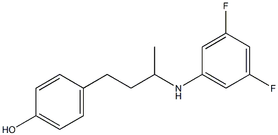 4-{3-[(3,5-difluorophenyl)amino]butyl}phenol