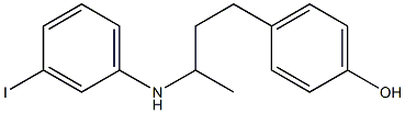 4-{3-[(3-iodophenyl)amino]butyl}phenol