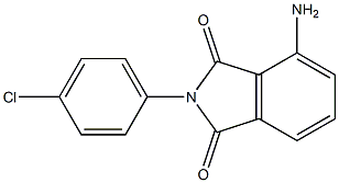 4-amino-2-(4-chlorophenyl)-2,3-dihydro-1H-isoindole-1,3-dione Structure