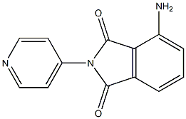 4-amino-2-(pyridin-4-yl)-2,3-dihydro-1H-isoindole-1,3-dione 结构式