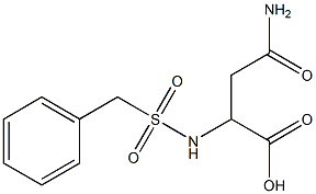 4-amino-2-[(benzylsulfonyl)amino]-4-oxobutanoic acid