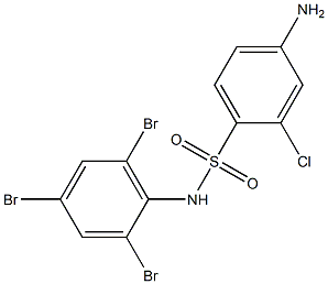 4-amino-2-chloro-N-(2,4,6-tribromophenyl)benzene-1-sulfonamide|