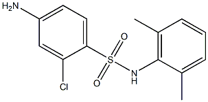 4-amino-2-chloro-N-(2,6-dimethylphenyl)benzene-1-sulfonamide 结构式