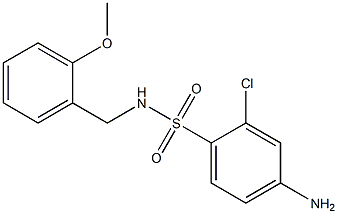 4-amino-2-chloro-N-[(2-methoxyphenyl)methyl]benzene-1-sulfonamide