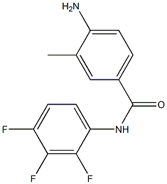 4-amino-3-methyl-N-(2,3,4-trifluorophenyl)benzamide,,结构式