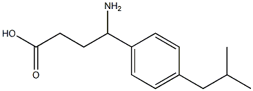 4-amino-4-[4-(2-methylpropyl)phenyl]butanoic acid