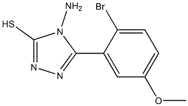  4-amino-5-(2-bromo-5-methoxyphenyl)-4H-1,2,4-triazole-3-thiol