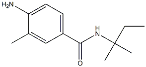 4-amino-N-(1,1-dimethylpropyl)-3-methylbenzamide Structure