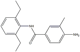 4-amino-N-(2,6-diethylphenyl)-3-methylbenzamide Structure