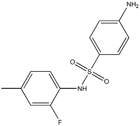 4-amino-N-(2-fluoro-4-methylphenyl)benzene-1-sulfonamide