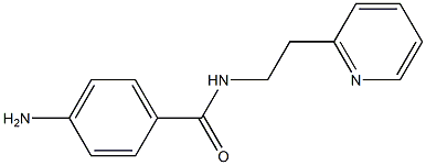 4-amino-N-(2-pyridin-2-ylethyl)benzamide Structure