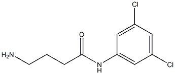 4-amino-N-(3,5-dichlorophenyl)butanamide Structure